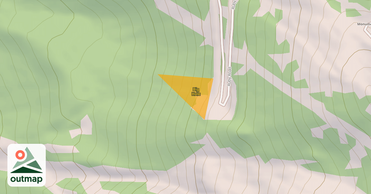 Map of Big Hole