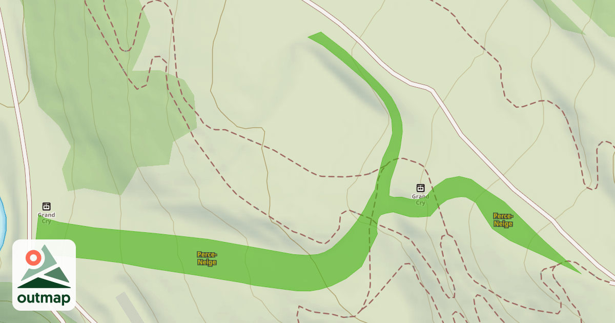 Map of Perce-Neige
