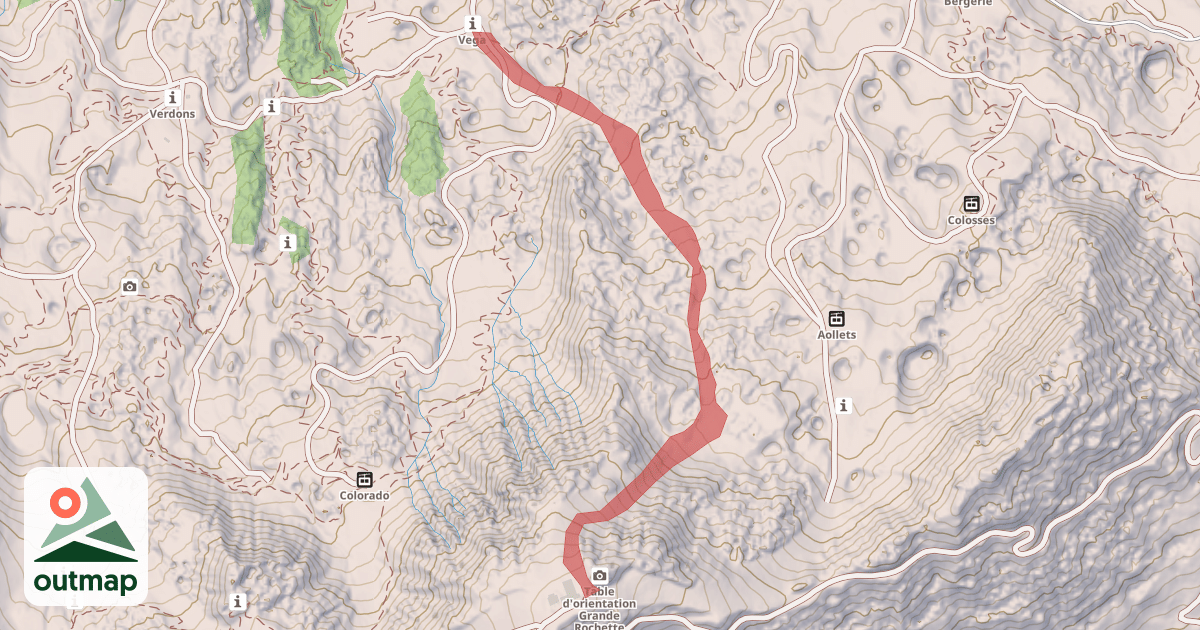 Map of Rochette