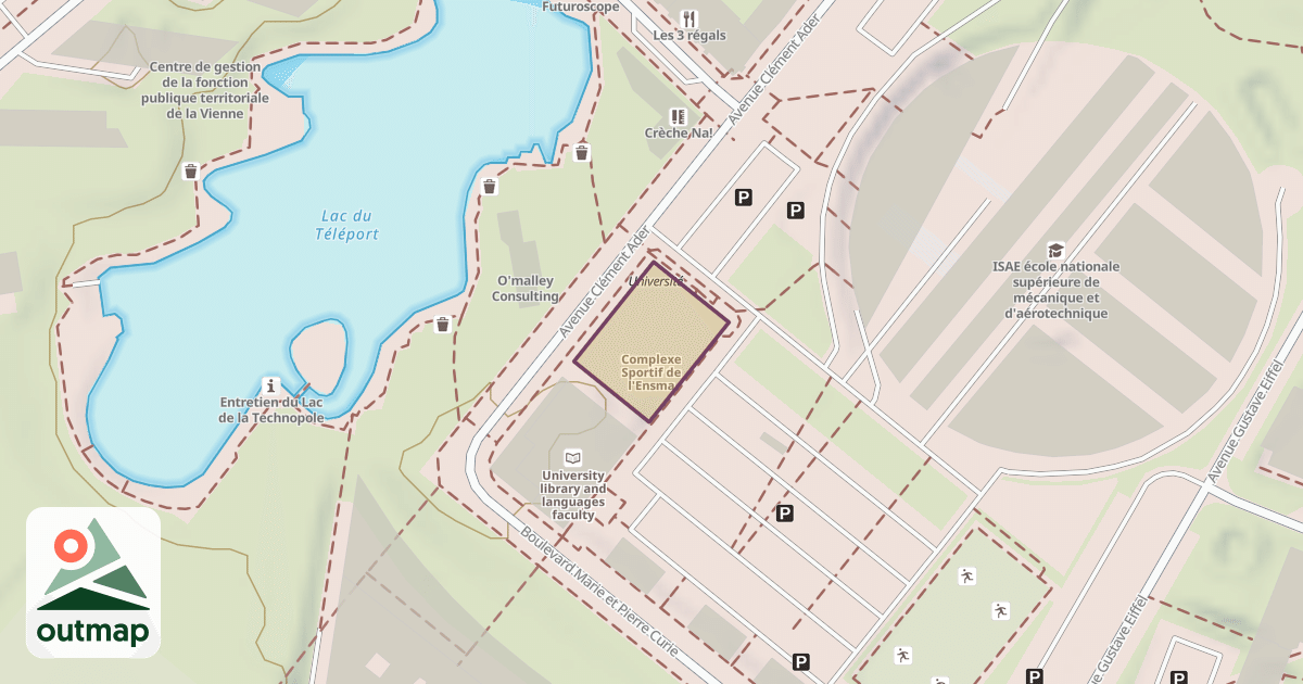 Map of Complexe Sportif de l'Ensma