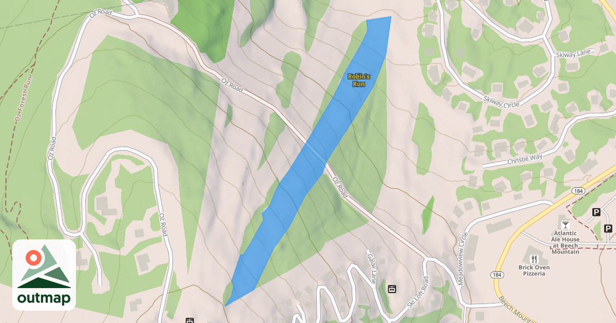 Map of Robin's Run