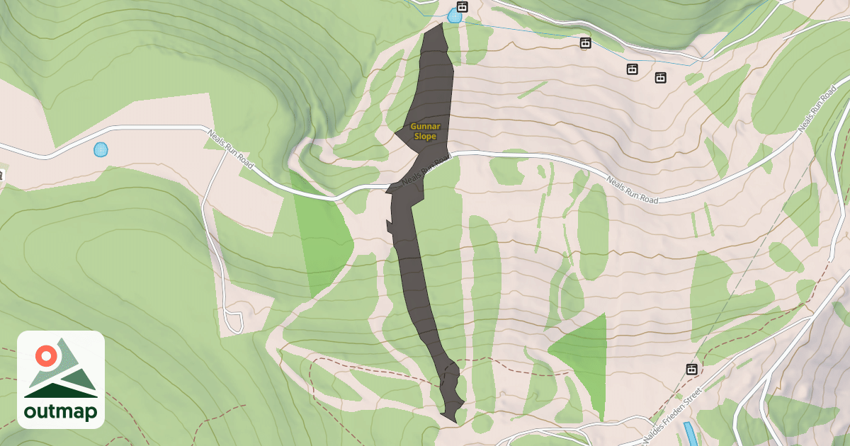Map of Gunnar Slope
