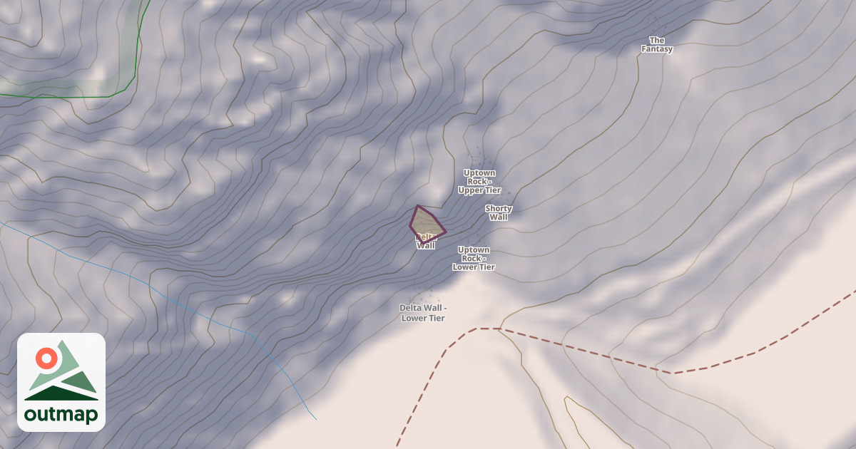 Map of Delta Wall