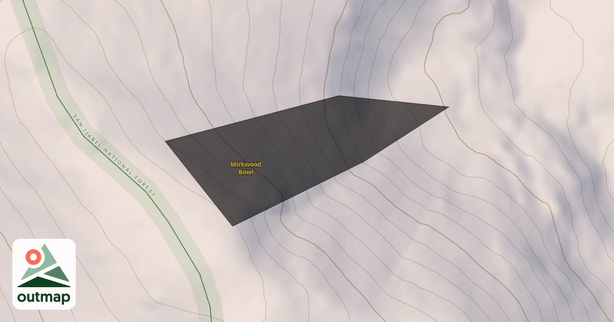 Map of Mirkwood Bowl