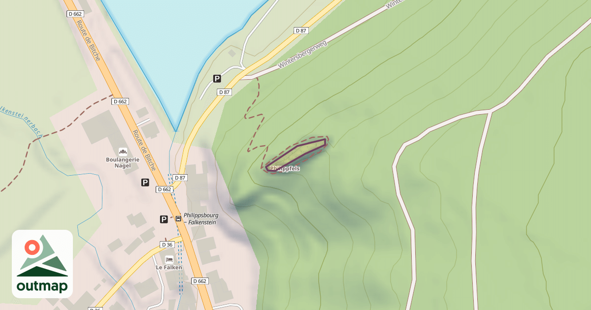 Map of Philippfels
