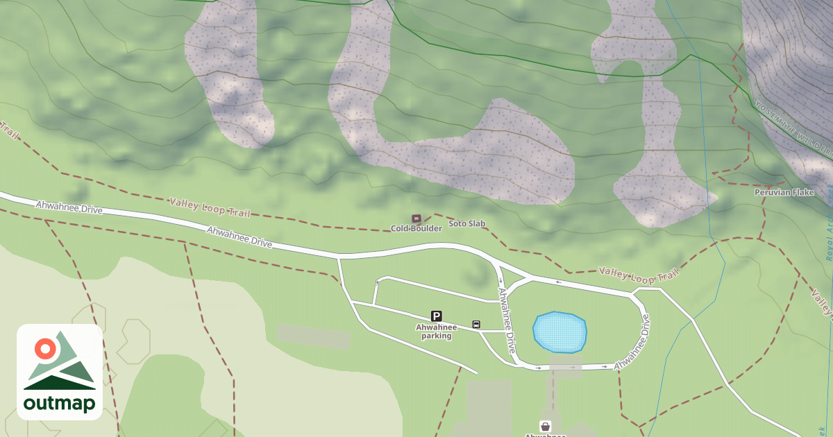 Map of Cold Boulder