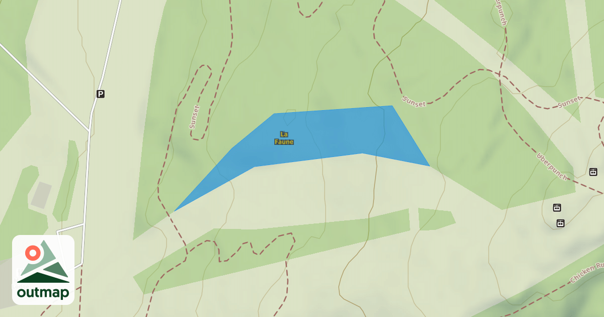 Map of La Faune