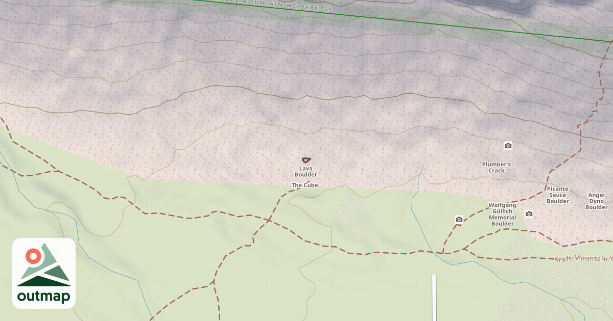 Map of Lava Boulder