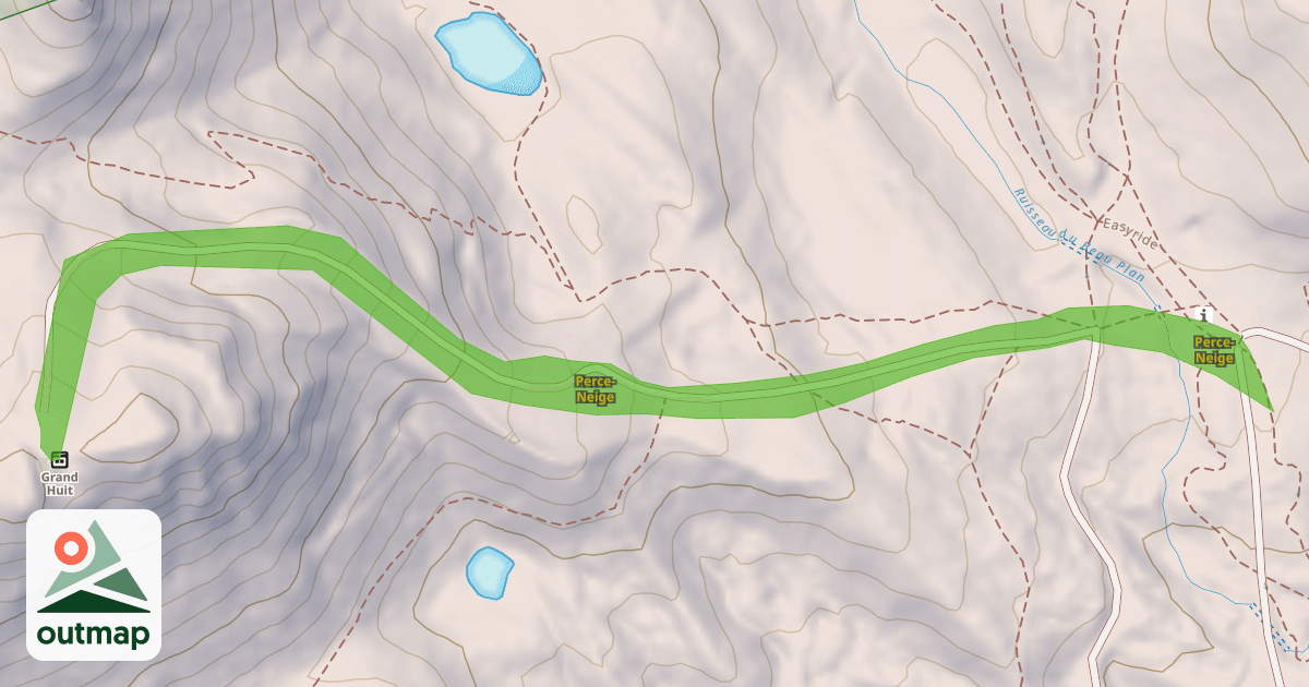 Map of Perce-Neige