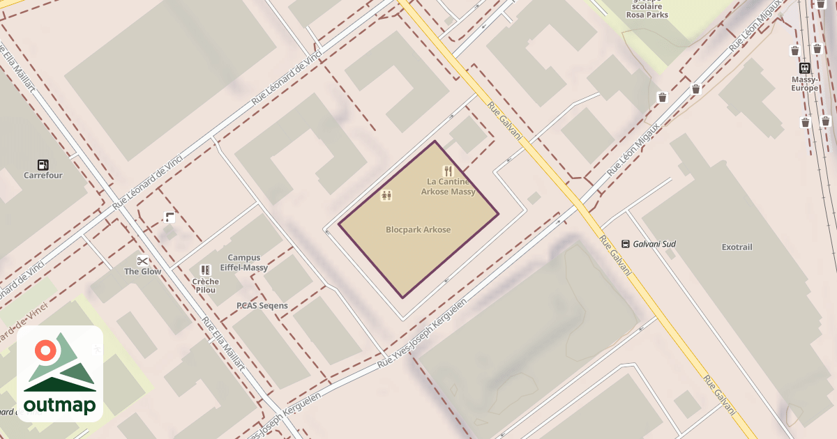 Map of Blocpark Arkose