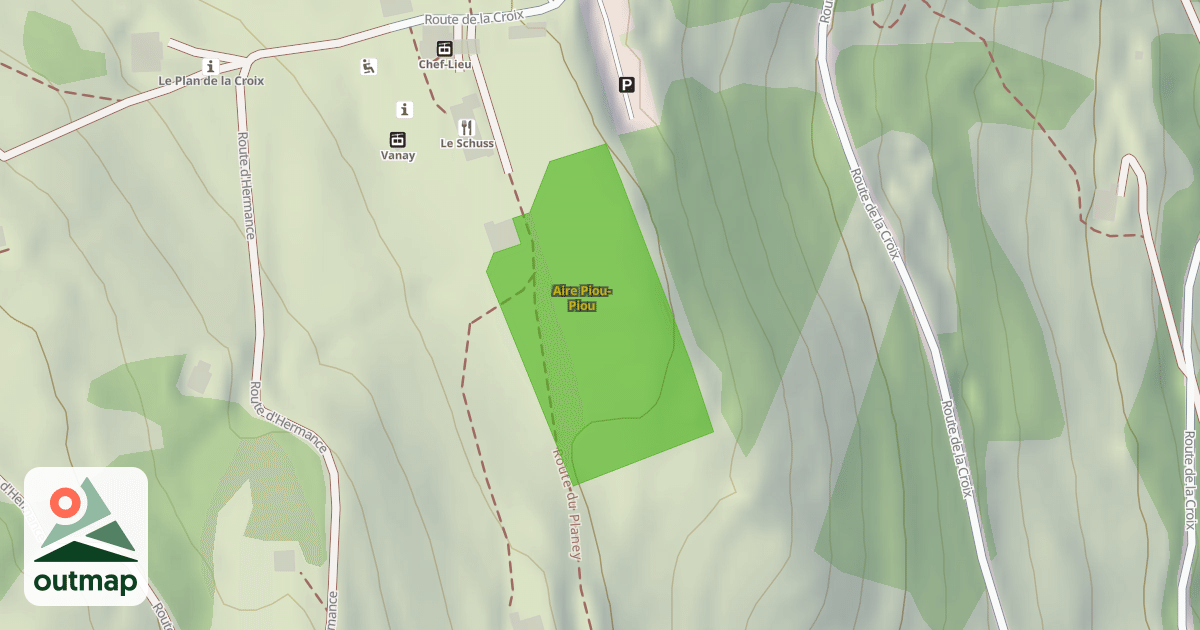 Map of Aire Piou-Piou