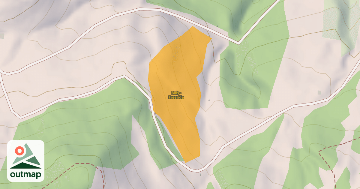 Map of Bois - Freeride