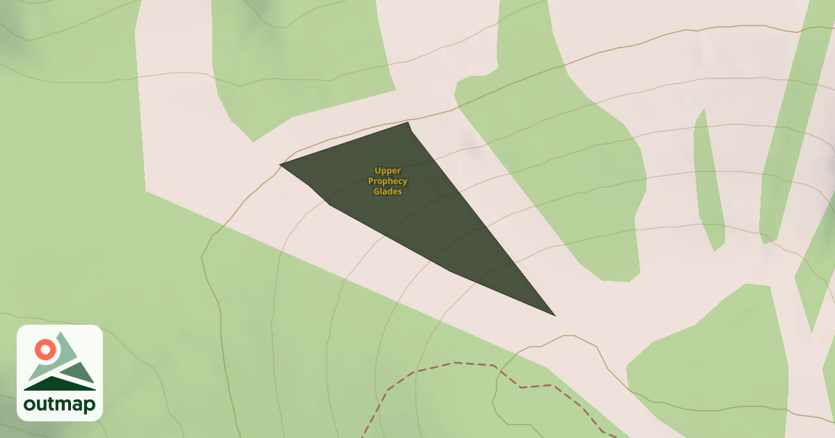 Map of Upper Prophecy Glades