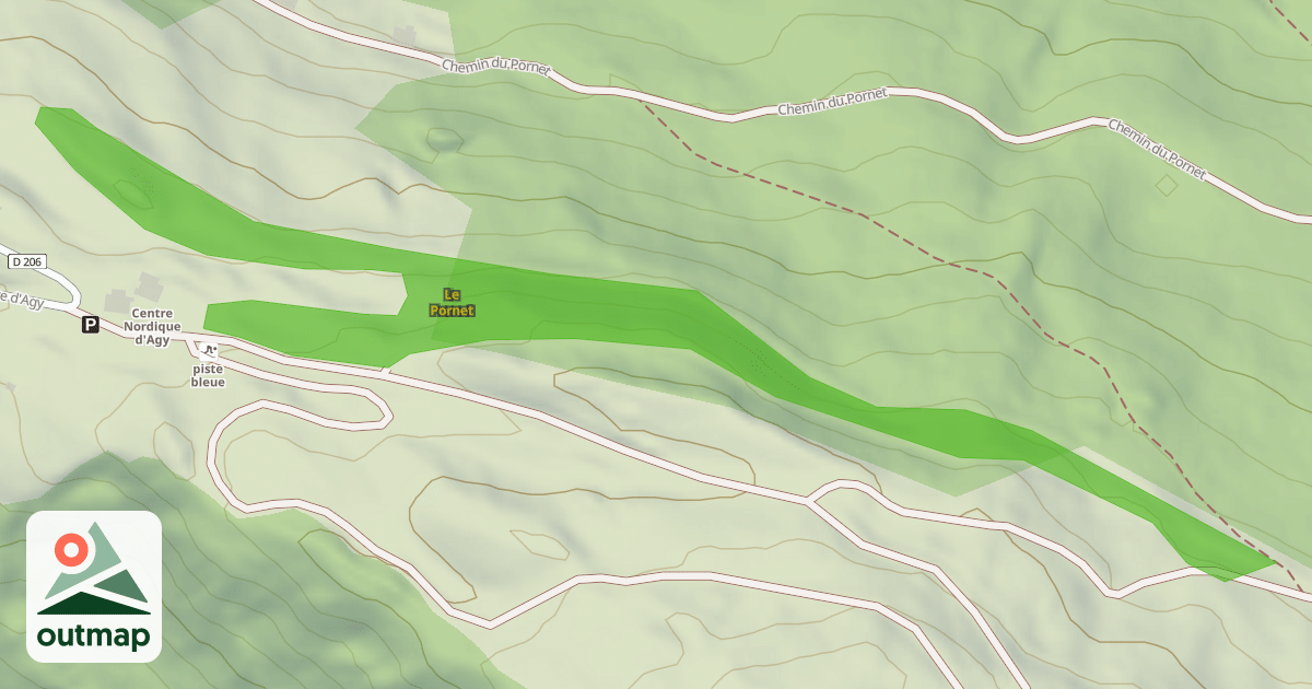 Map of Le Pornet