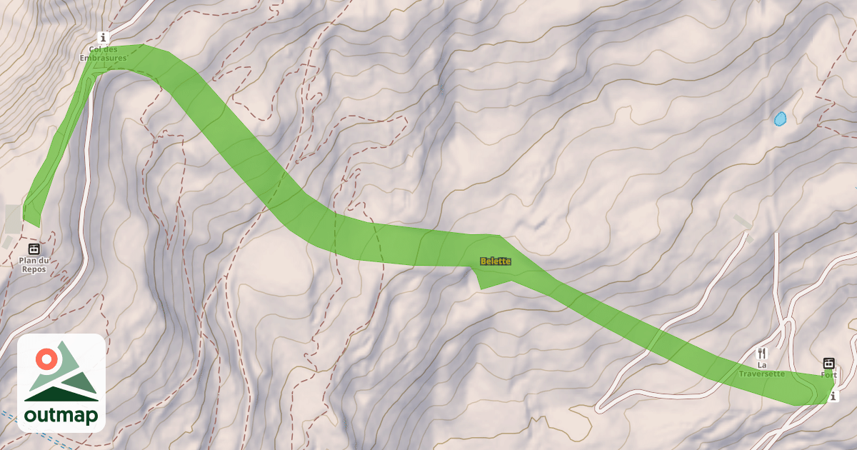 Map of Belette