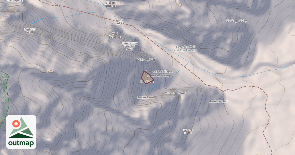 Map of The Slabs