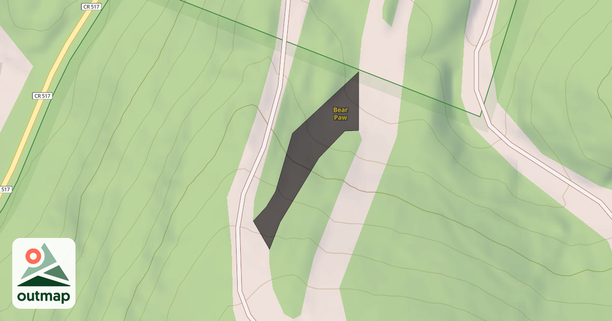 Map of Bear Paw