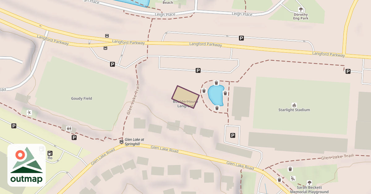 Map of BoulderHouse Langford