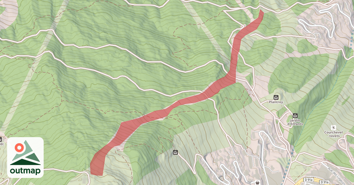 Map of Jean Blanc