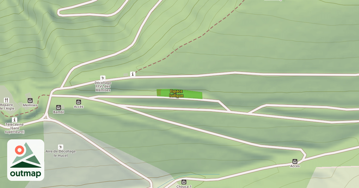 Map of Espace ludique