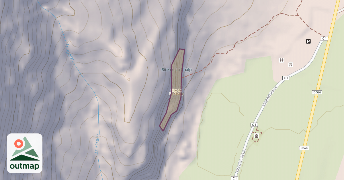 Map of Site de La Chalp