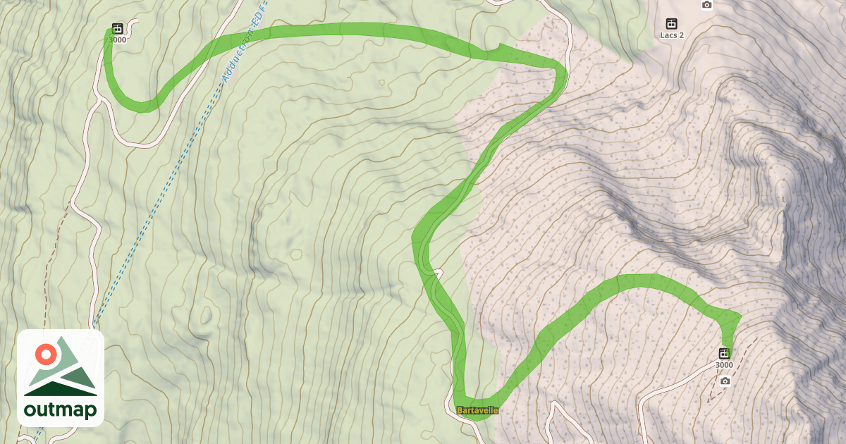 Map of Bartavelle
