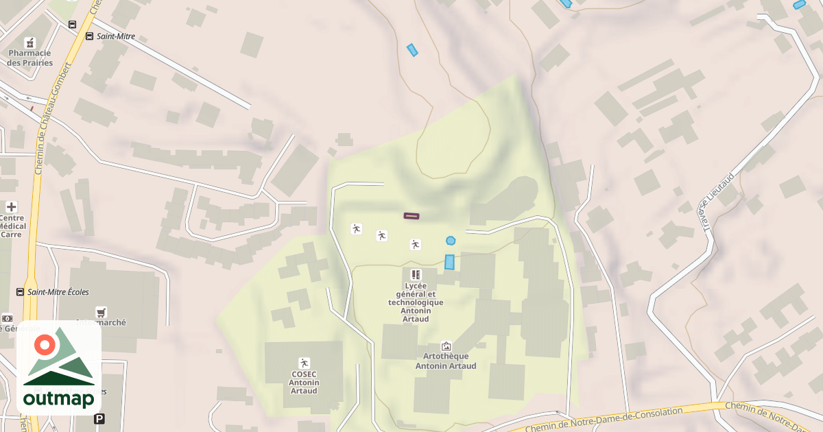 Map of Climbing Gym