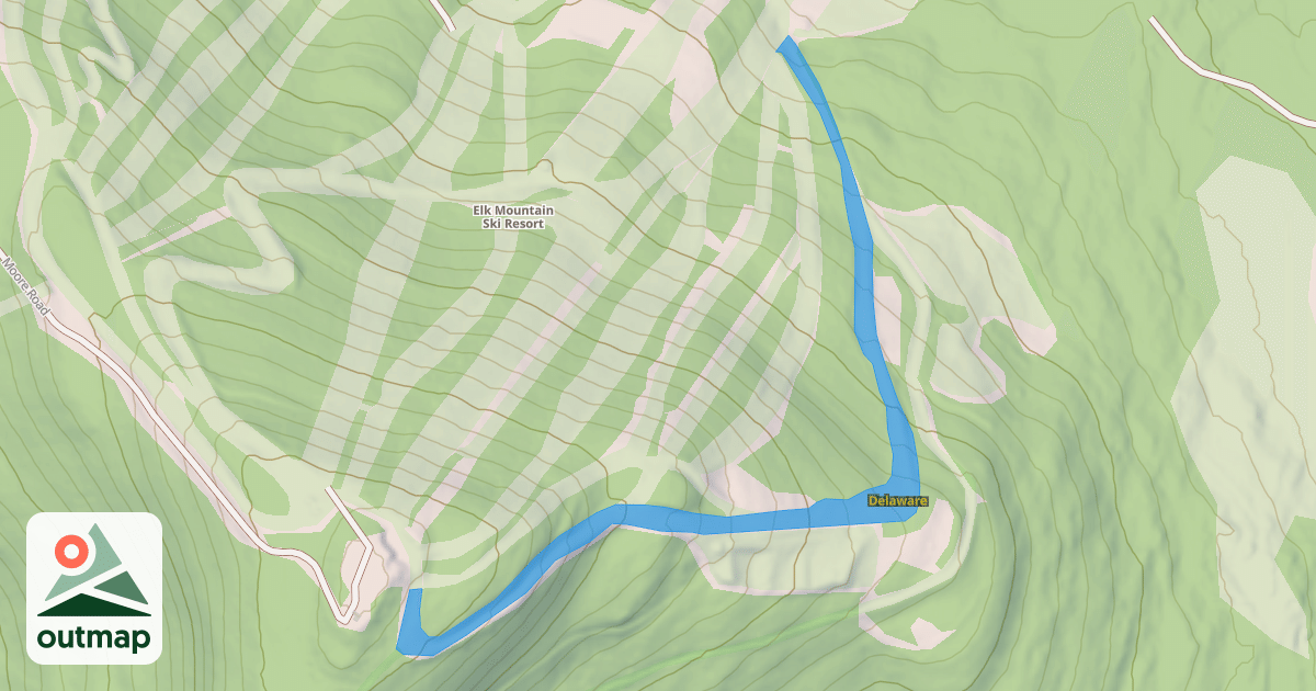 Map of Delaware