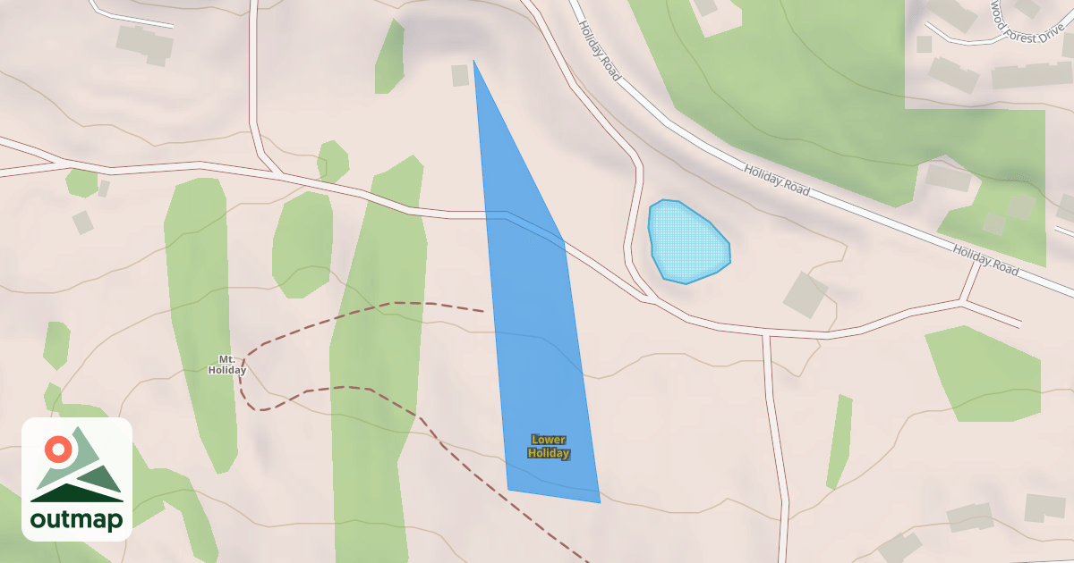 Map of Lower Holiday