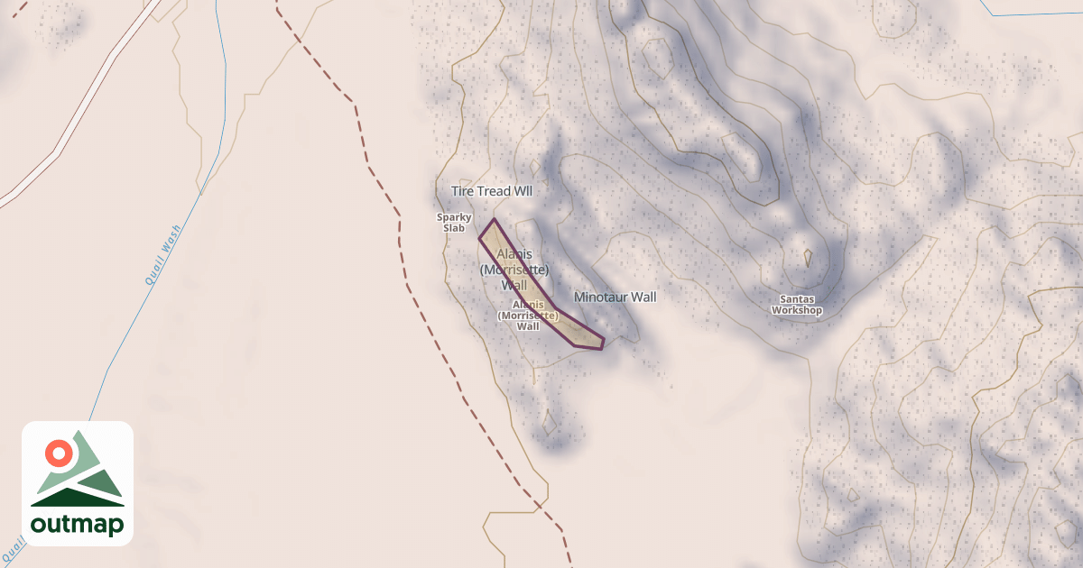 Map of Alanis (Morrisette) Wall