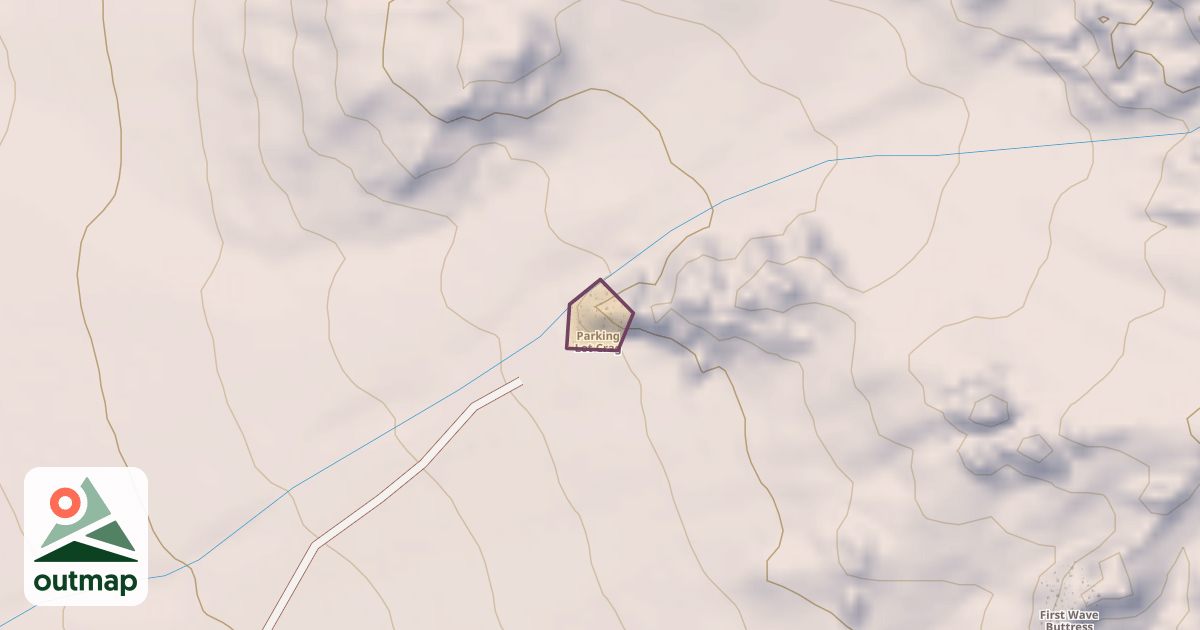Map of Parking Lot Crag
