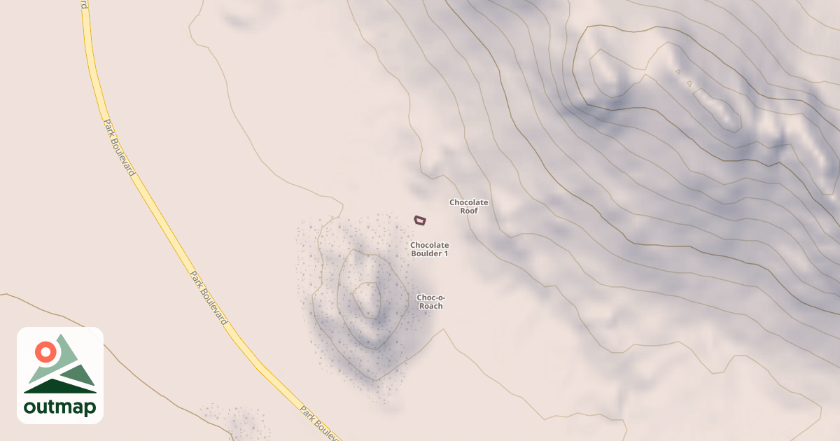 Map of Chocolate Boulder 3