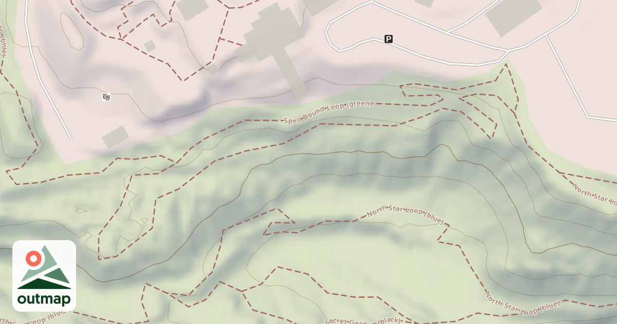 Map of Spell Bound Loop (green)