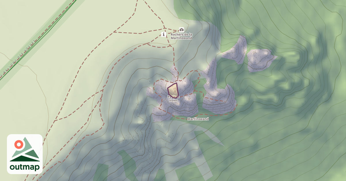 Map of Petites Voies