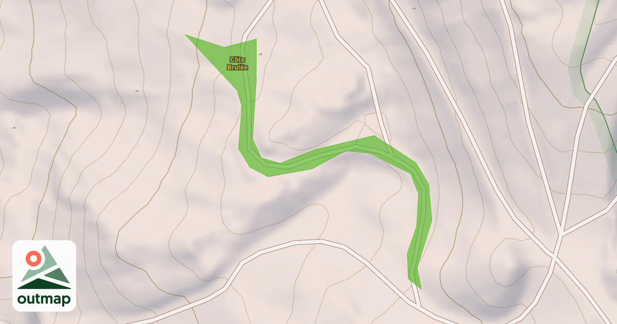 Map of Côte Brulée