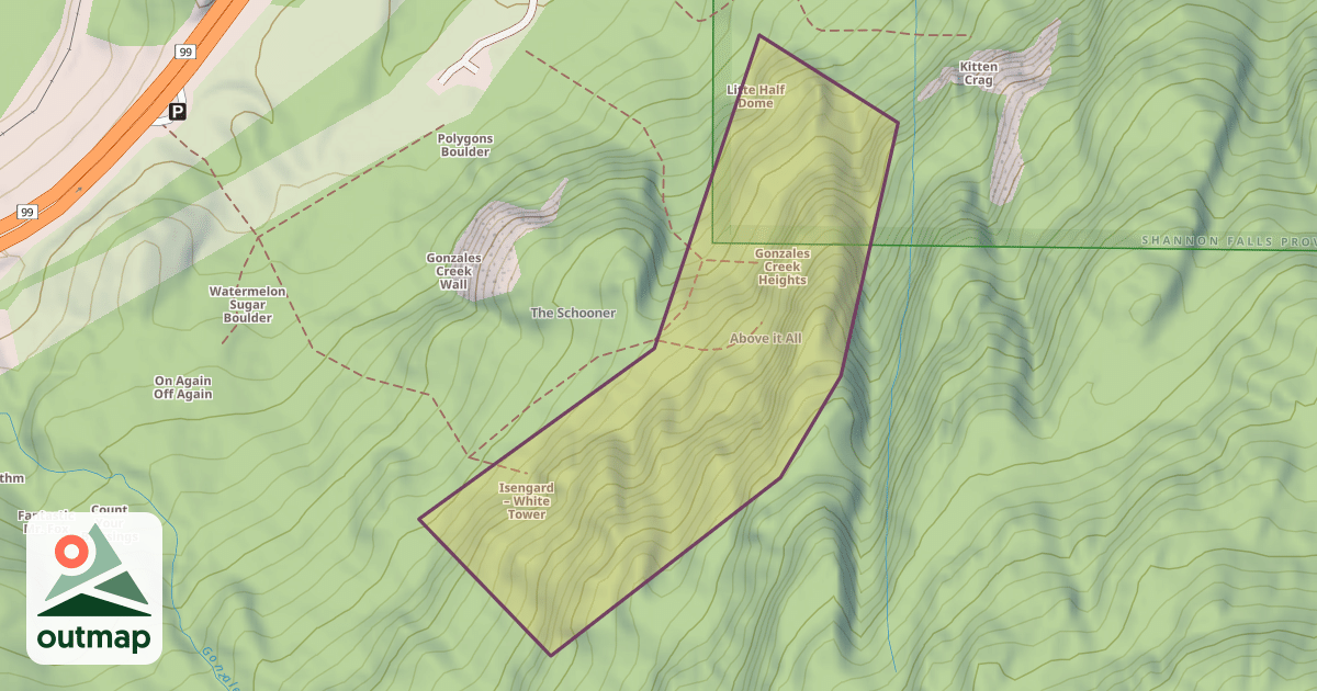 Map of Gonzales Creek Heights