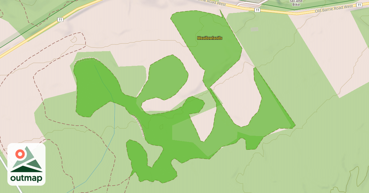Map of Meadowlands