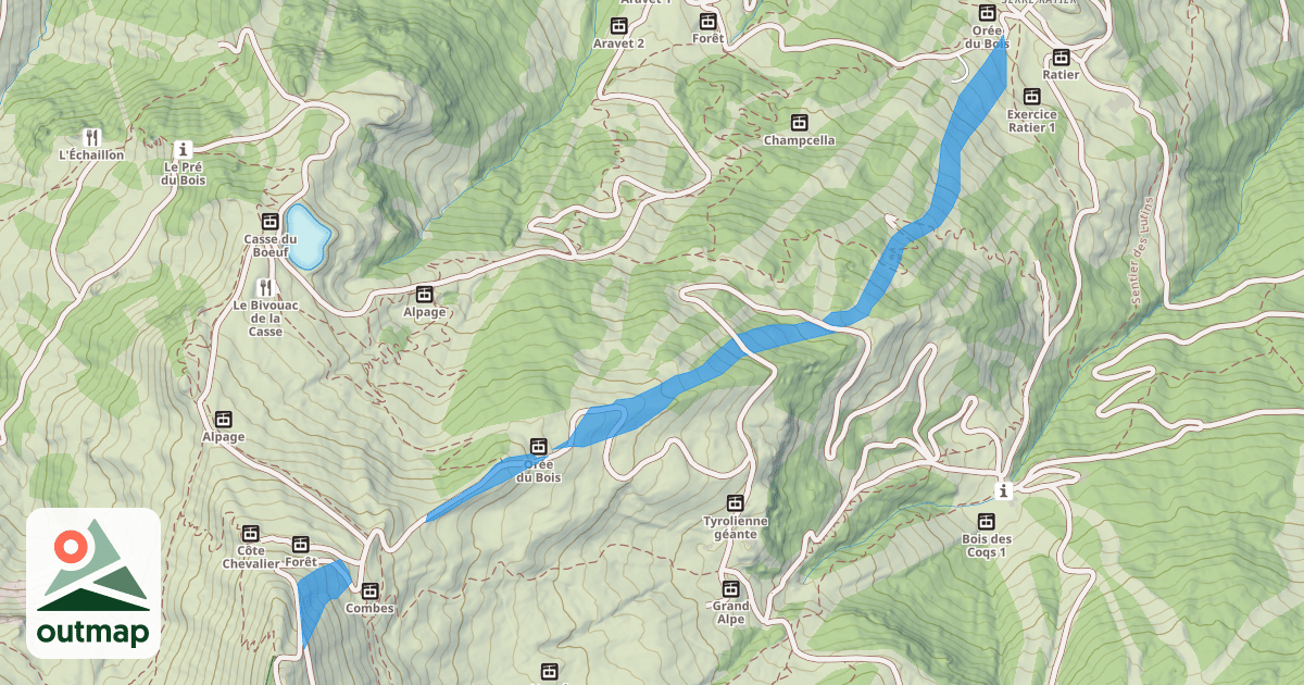 Map of Draye
