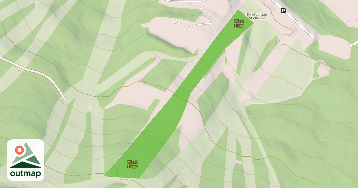 Map of West Slope