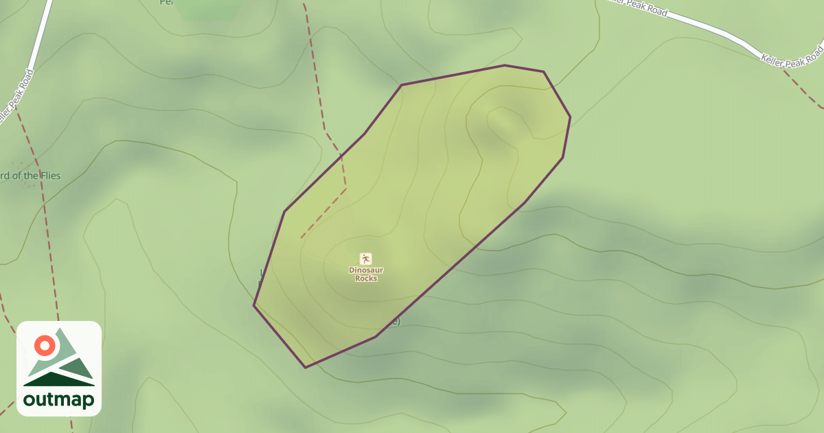 Map of Dinosaur Rocks