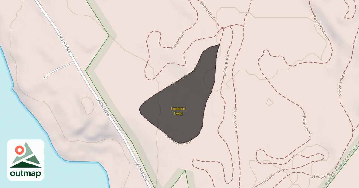 Map of Lookout Loop