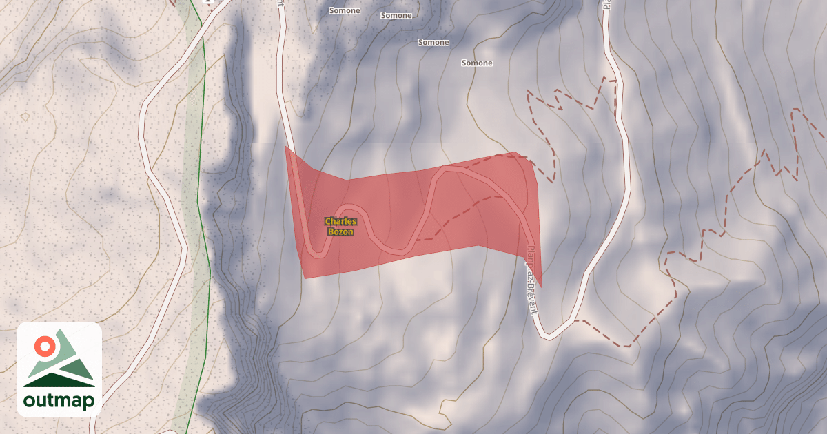 Map of Charles Bozon