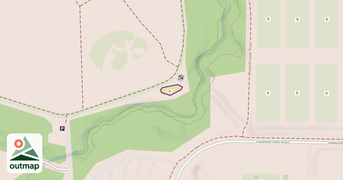 Map of Climbing Site