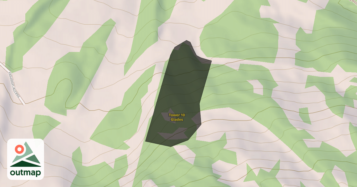 Map of Tower 10 Glades
