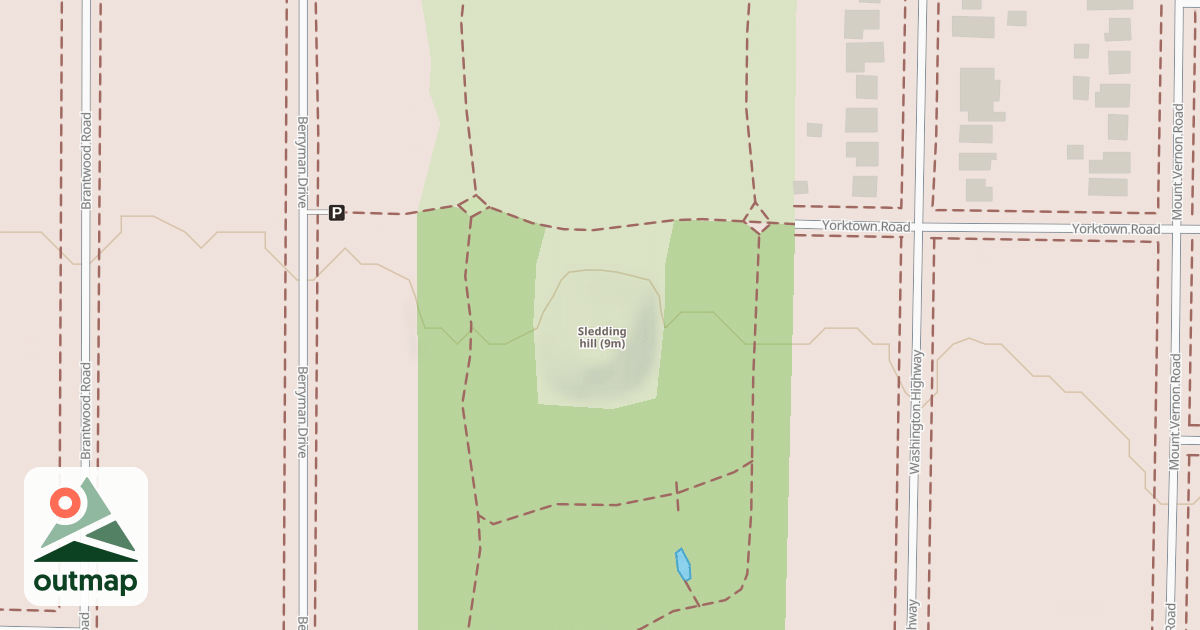 Map of Sledding hill (9m)