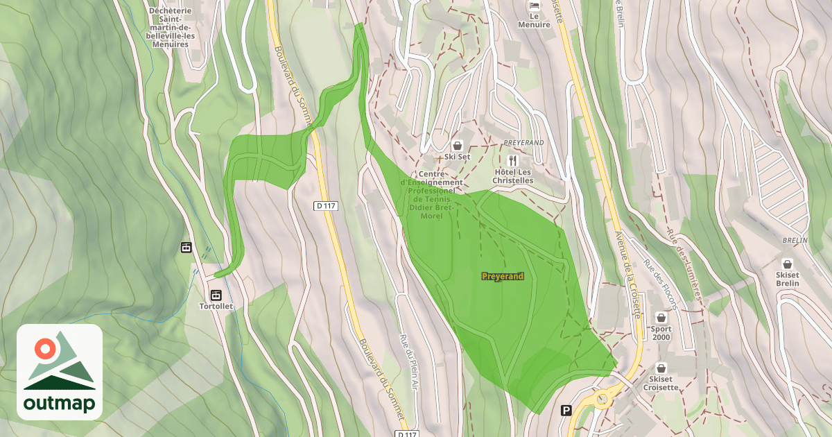 Map of Preyerand