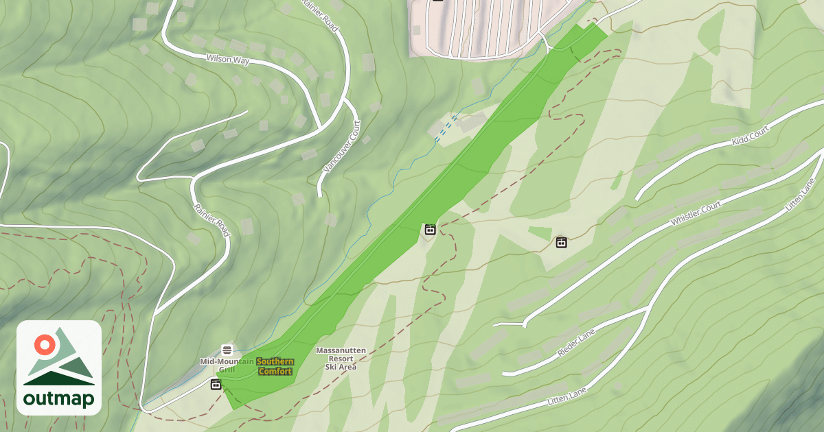 Map of Southern Comfort