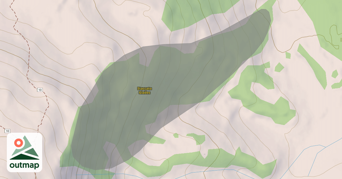 Map of Staccato Glades