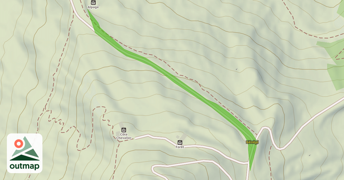 Map of Génépi