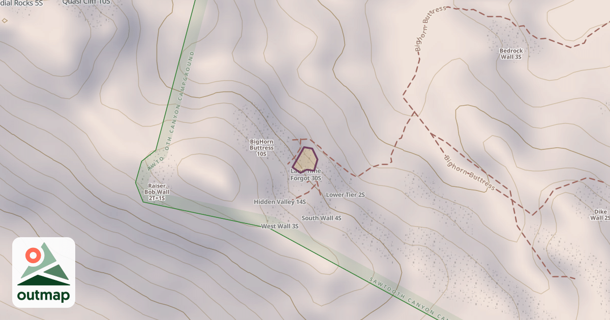 Map of Land Time Forgot 30S